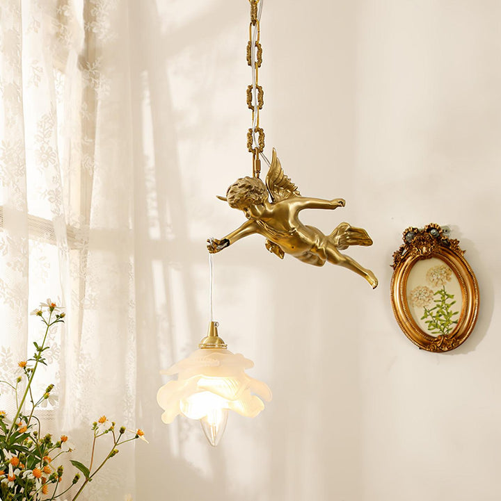 Solene Suspension Luxe en Laiton - Neutralighting