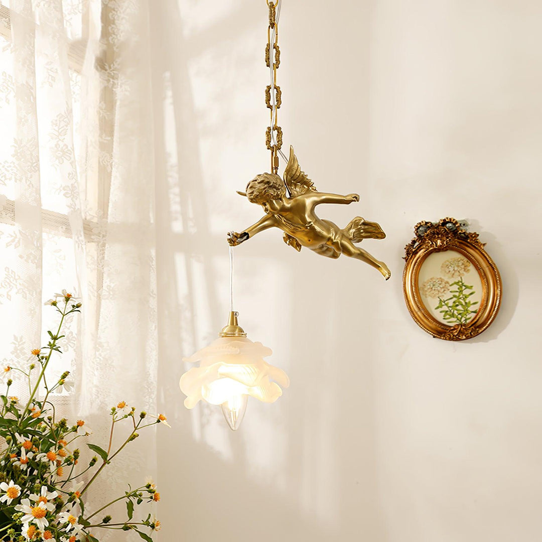 Solene Suspension Luxe en Laiton - Neutralighting