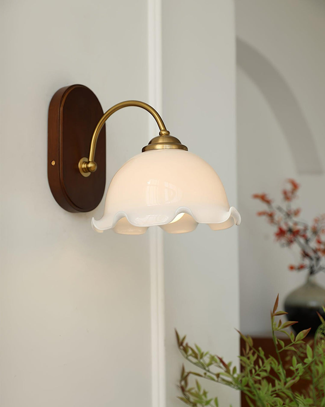 Esola Applique Murale en Verre Blanc - Neutralighting