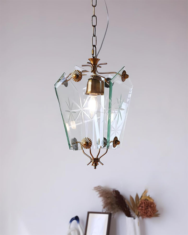 Vintage Suspension Lampe Verre Style Matcha - Neutralighting
