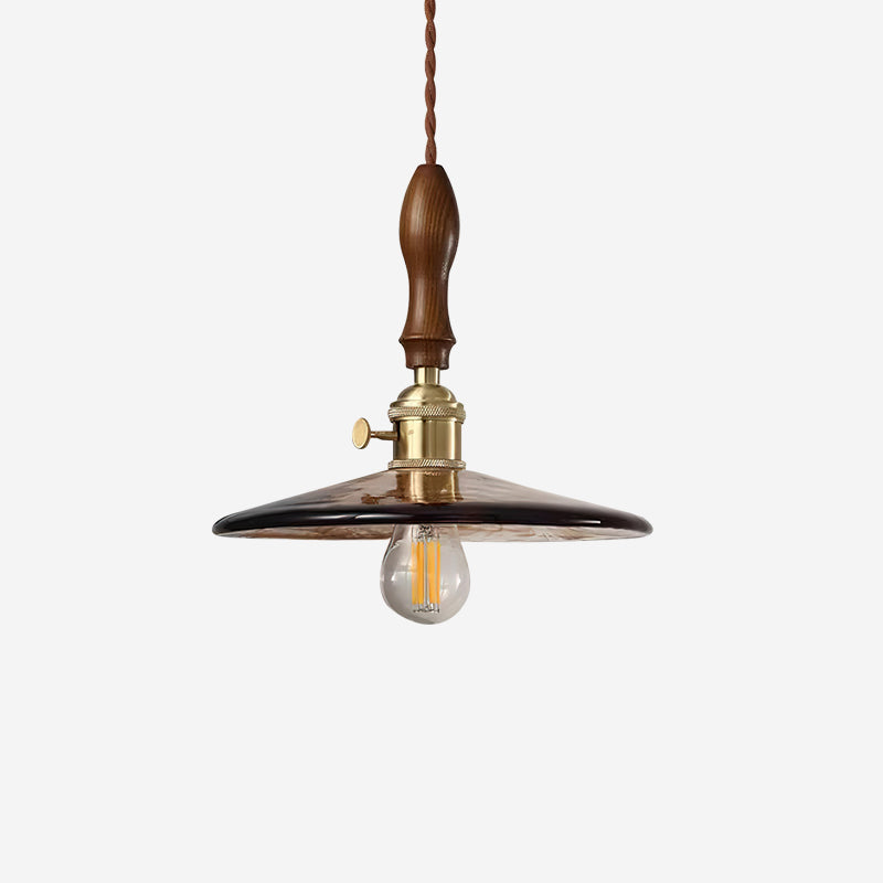 Misico Suspension Vintage Verre Laiton Rustique - Neutralighting