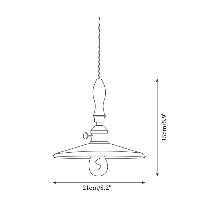 Misico Suspension Vintage Verre Laiton Rustique - Neutralighting