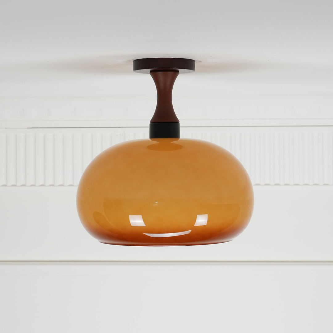 Liora Plafonnier en verre ambré - Neutralighting