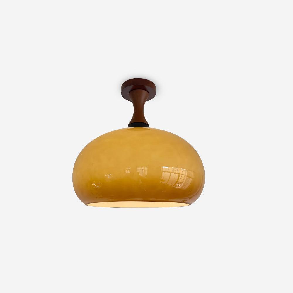 Liora Plafonnier en verre ambré - Neutralighting