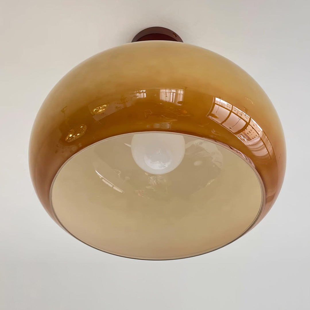 Liora Plafonnier en verre ambré - Neutralighting