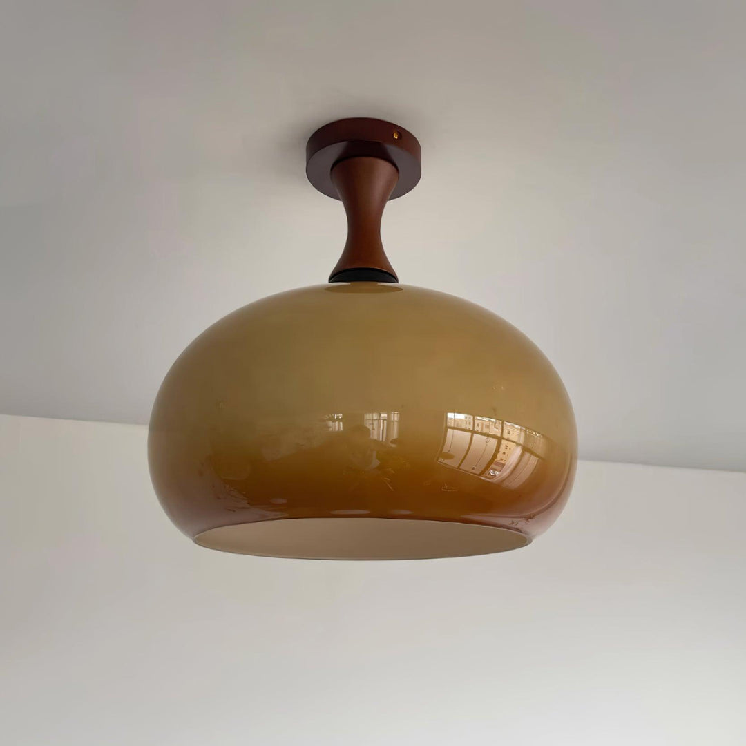 Liora Plafonnier en verre ambré - Neutralighting