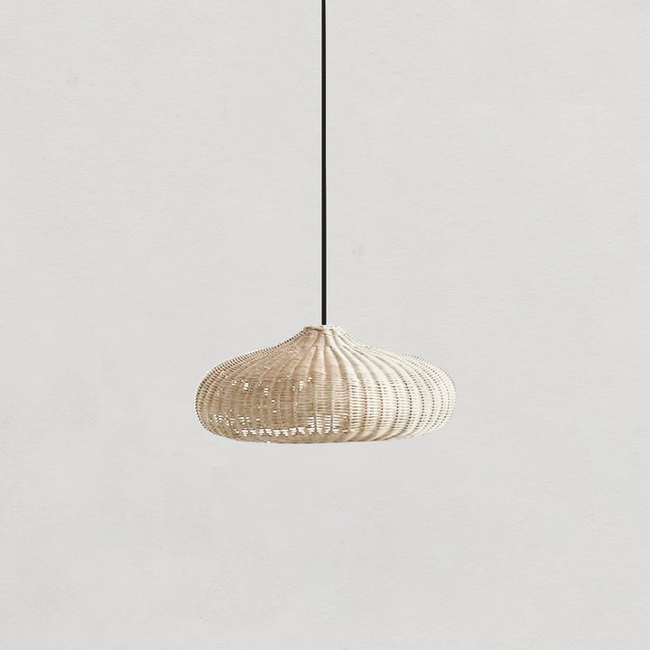 Savana Lampe Pendante Rétro en Rotin - Neutralighting