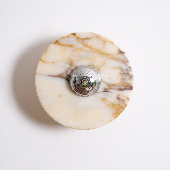 Sfera Applique Murale Moderne LED Disque en Marbre - Neutralighting