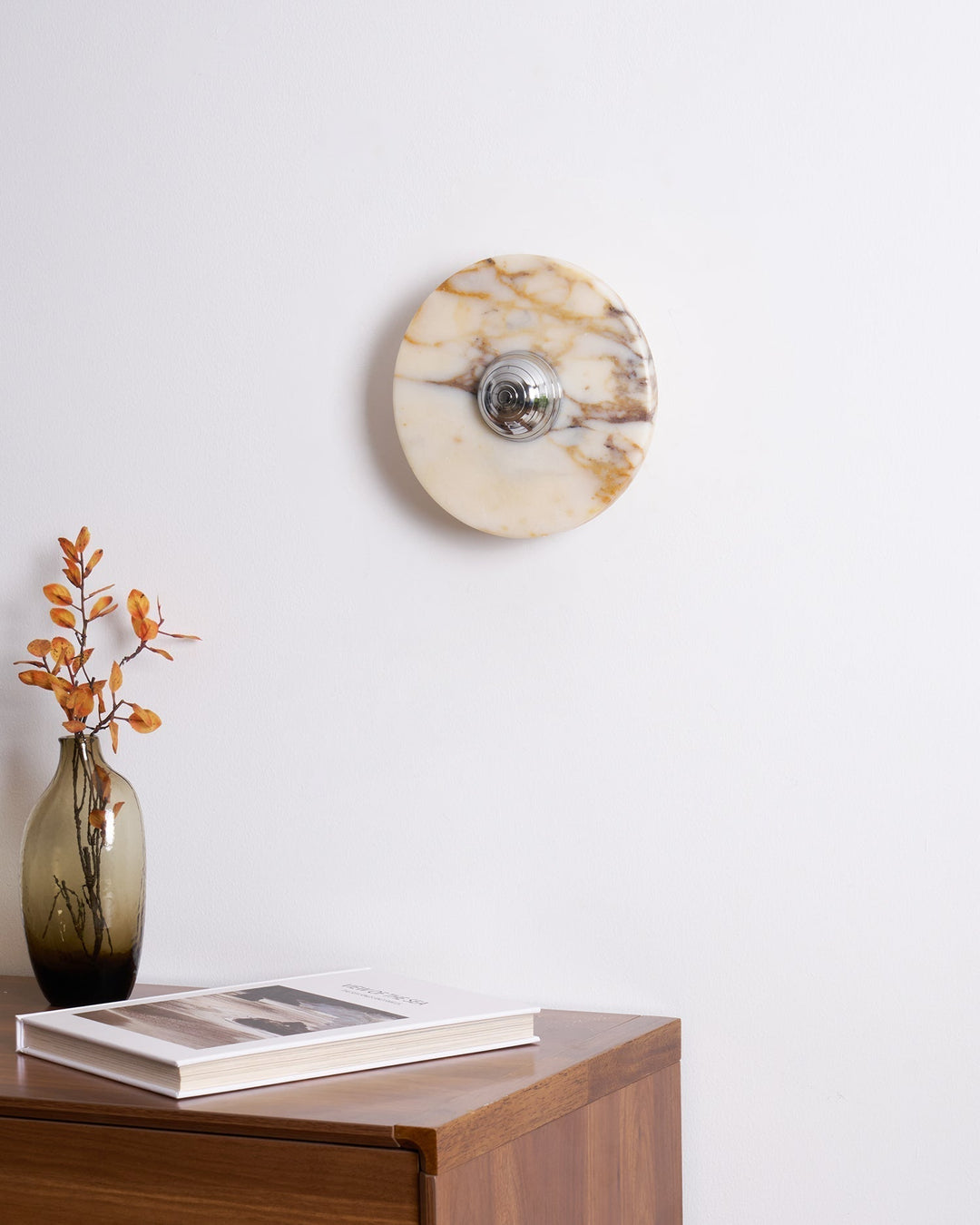 Sfera Applique Murale Moderne LED Disque en Marbre - Neutralighting