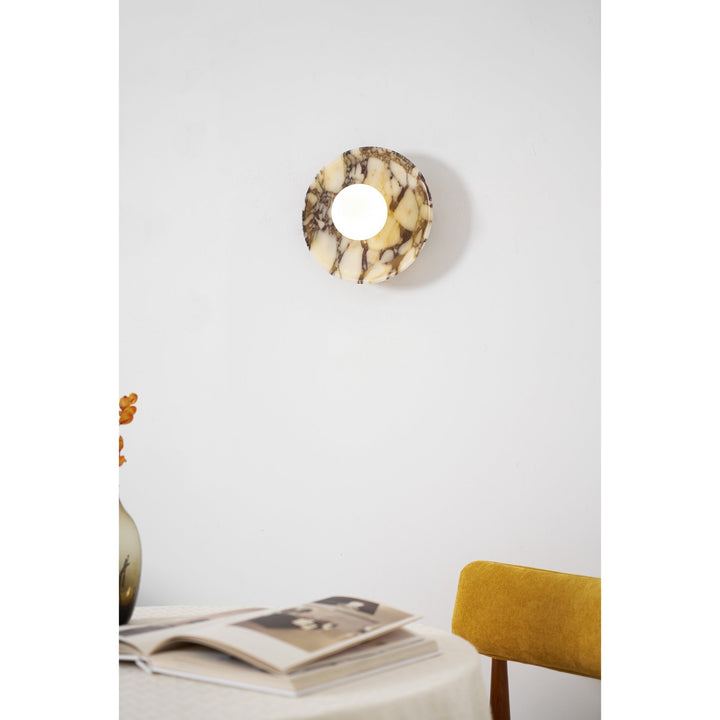 Cacariel Applique Murale Minimaliste Marbre Verre - Neutralighting