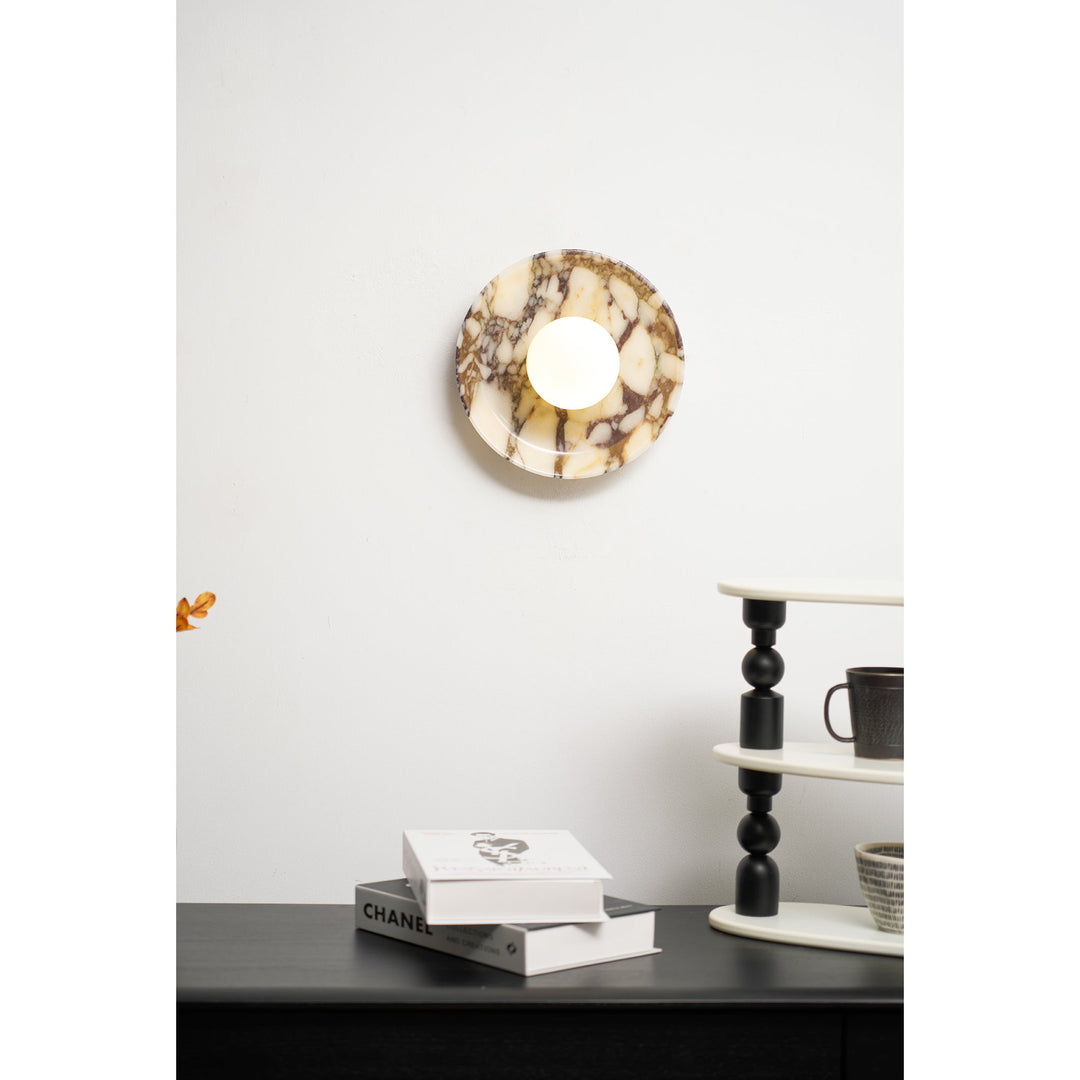 Cacariel Applique Murale Minimaliste Marbre Verre - Neutralighting