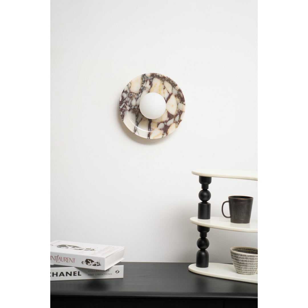 Cacariel Applique Murale Minimaliste Marbre Verre - Neutralighting