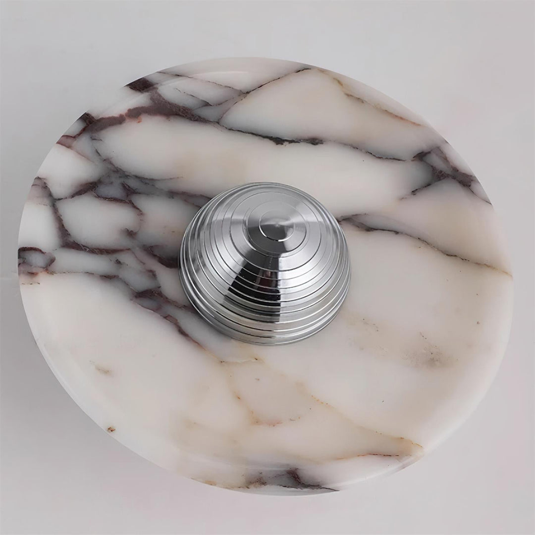 Sfera Applique Murale Moderne LED Disque en Marbre - Neutralighting
