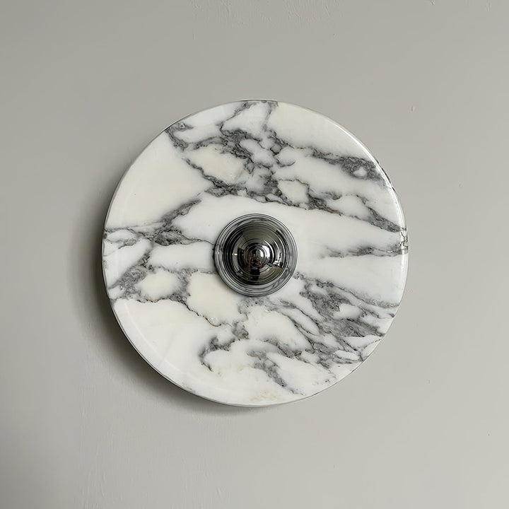Sfera Applique Murale Moderne LED Disque en Marbre - Neutralighting
