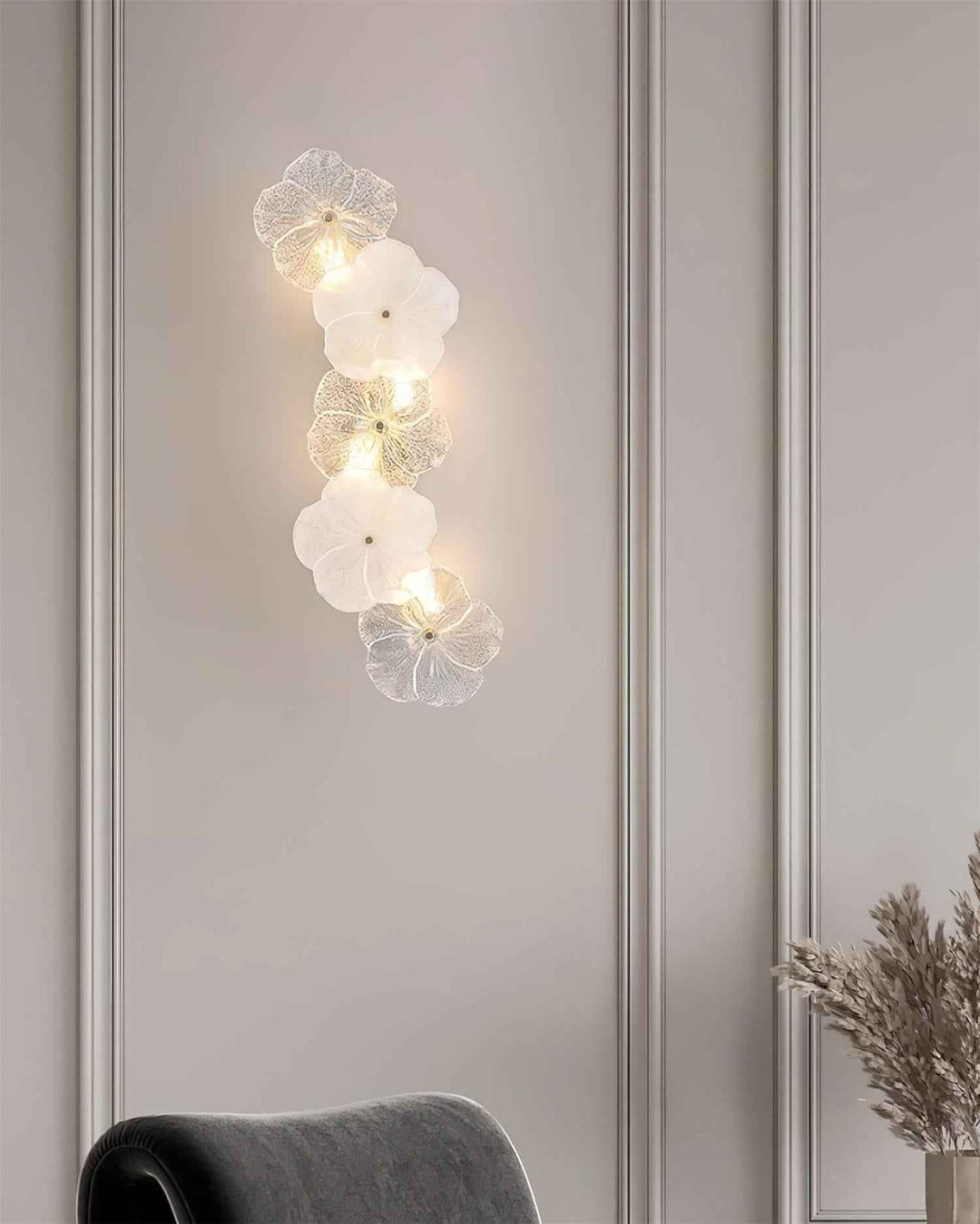 Givelle Métal 19cm Blanc LED 10W