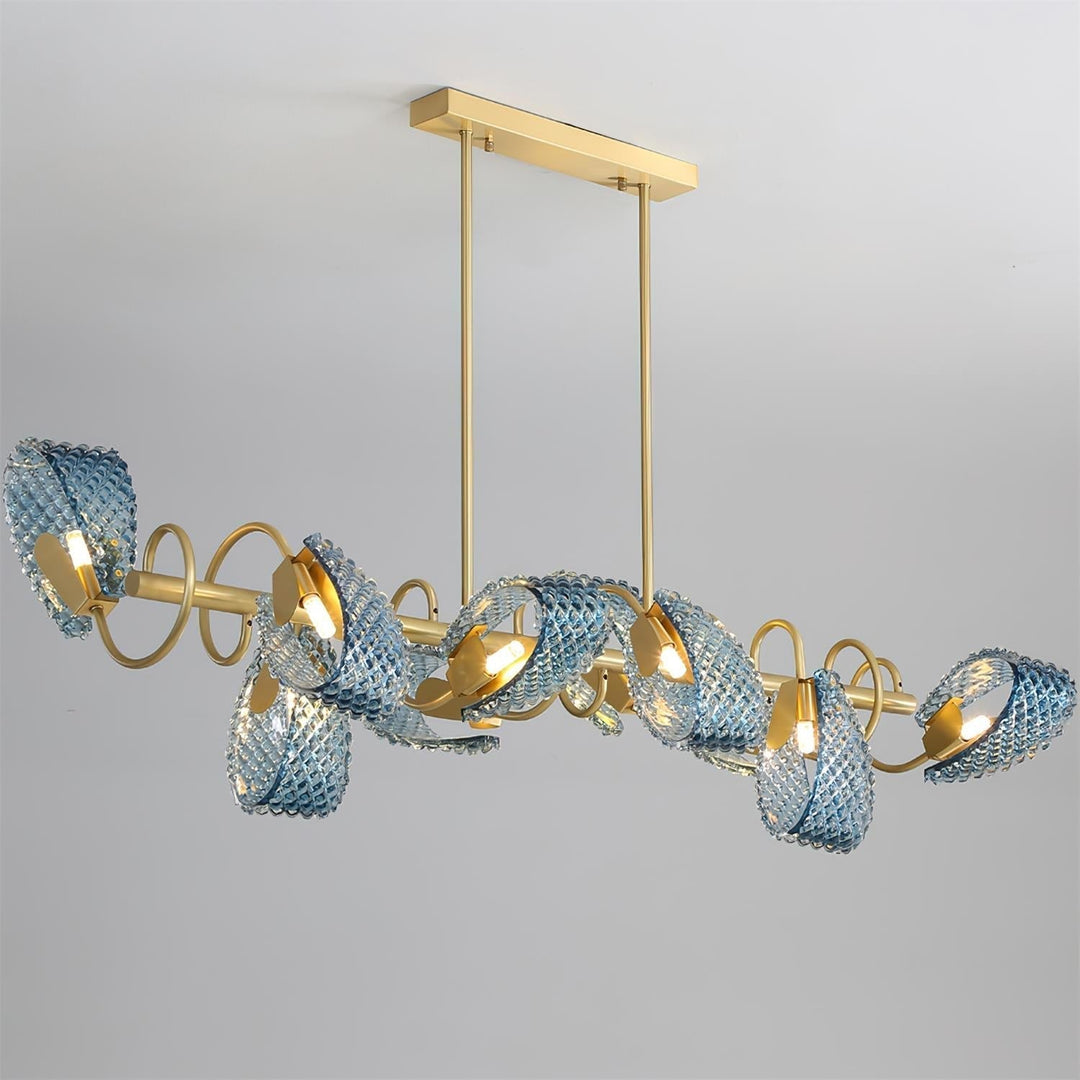 AquaLustre Chandelier Contemporain en Verre - Neutralighting