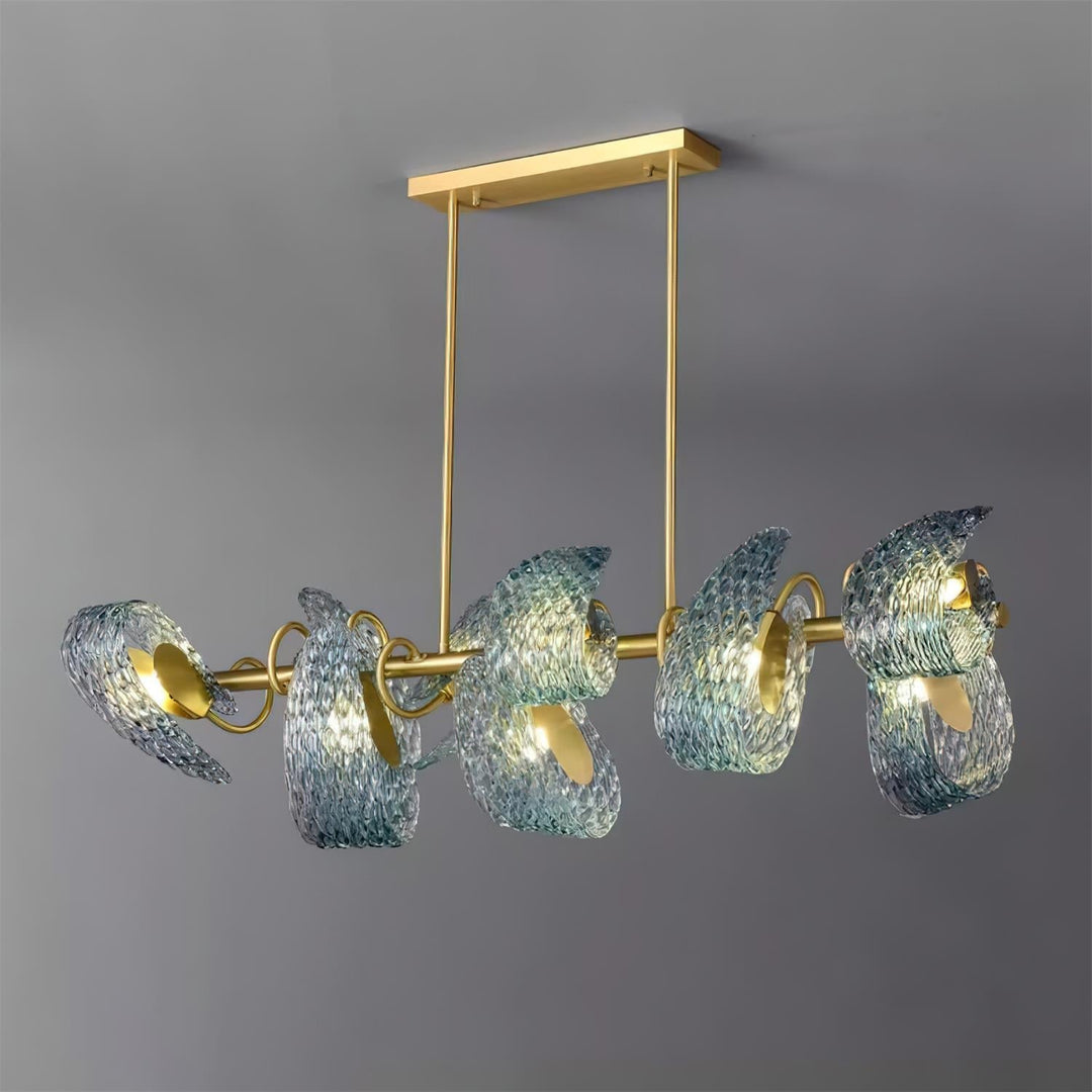 AquaLustre Chandelier Contemporain en Verre - Neutralighting