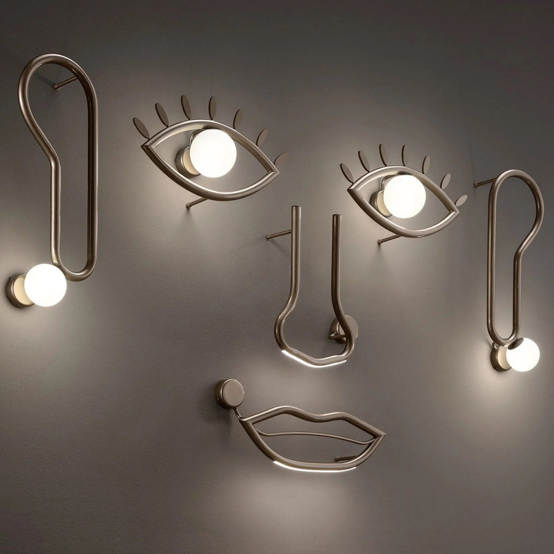 Oldore Applique Murale Laiton Verre Créativité - Neutralighting