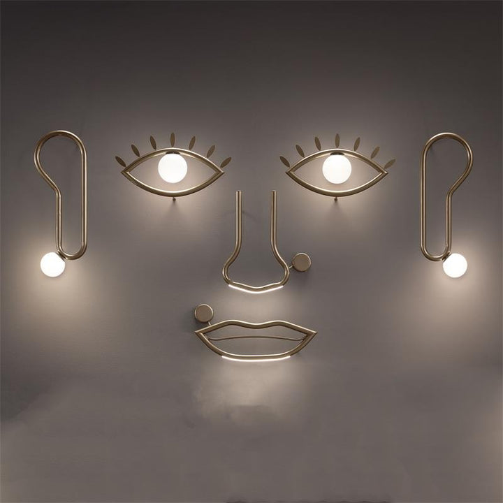 Oldore Applique Murale Laiton Verre Créativité - Neutralighting
