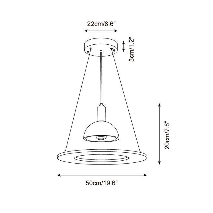 Ritta Lampe Pendante Moderne en Travertin - Neutralighting