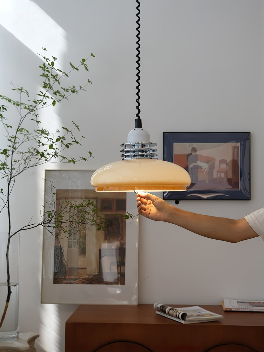 Ulaearae Nordic Art Classique Verre Suspension - Neutralighting