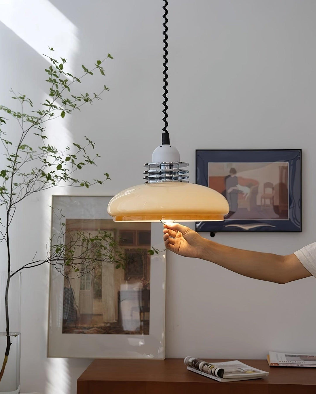 Ulaearae Nordic Art Classique Verre Suspension - Neutralighting