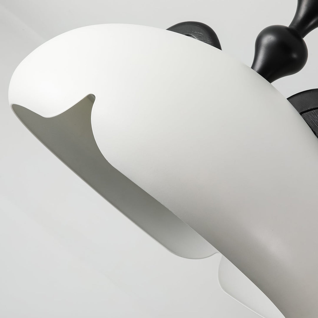 Cat Plafonnier Dôme Brillant Oreilles en Bois - Neutralighting