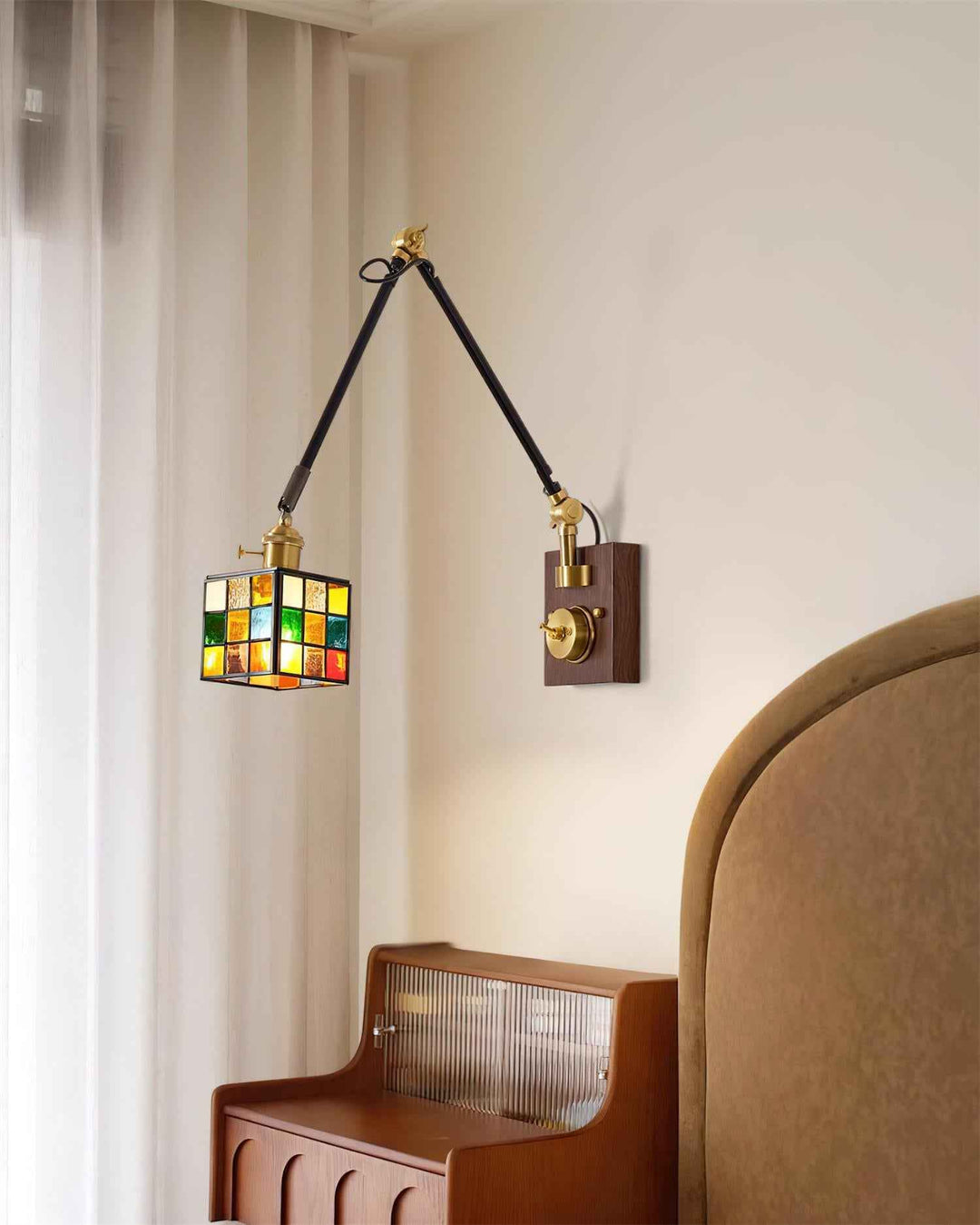 Lampe Tiffany en Verre – Design Contemporain