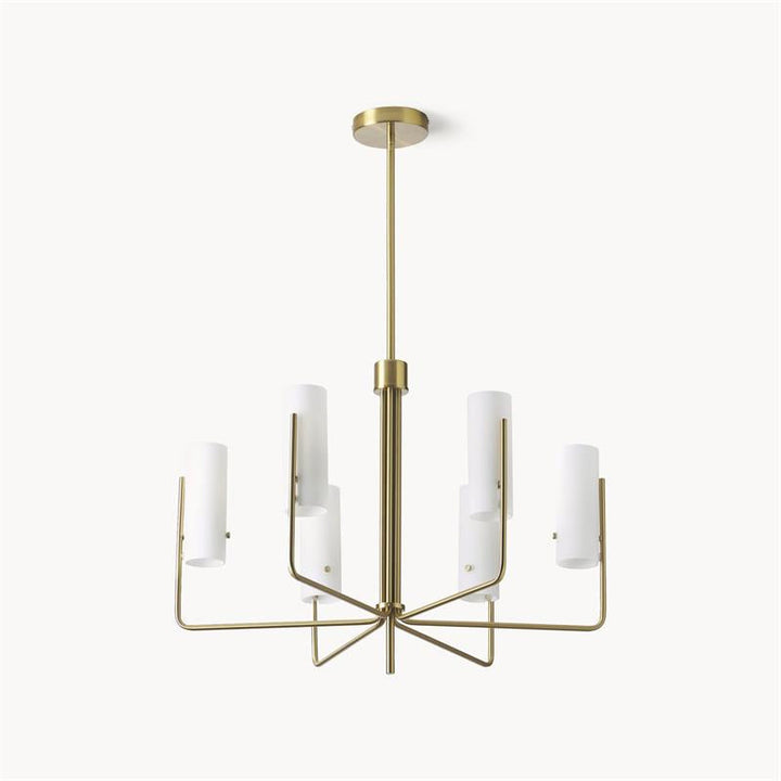 Ivraeus Lustre Vintage Industriel Laiton Verre - Neutralighting