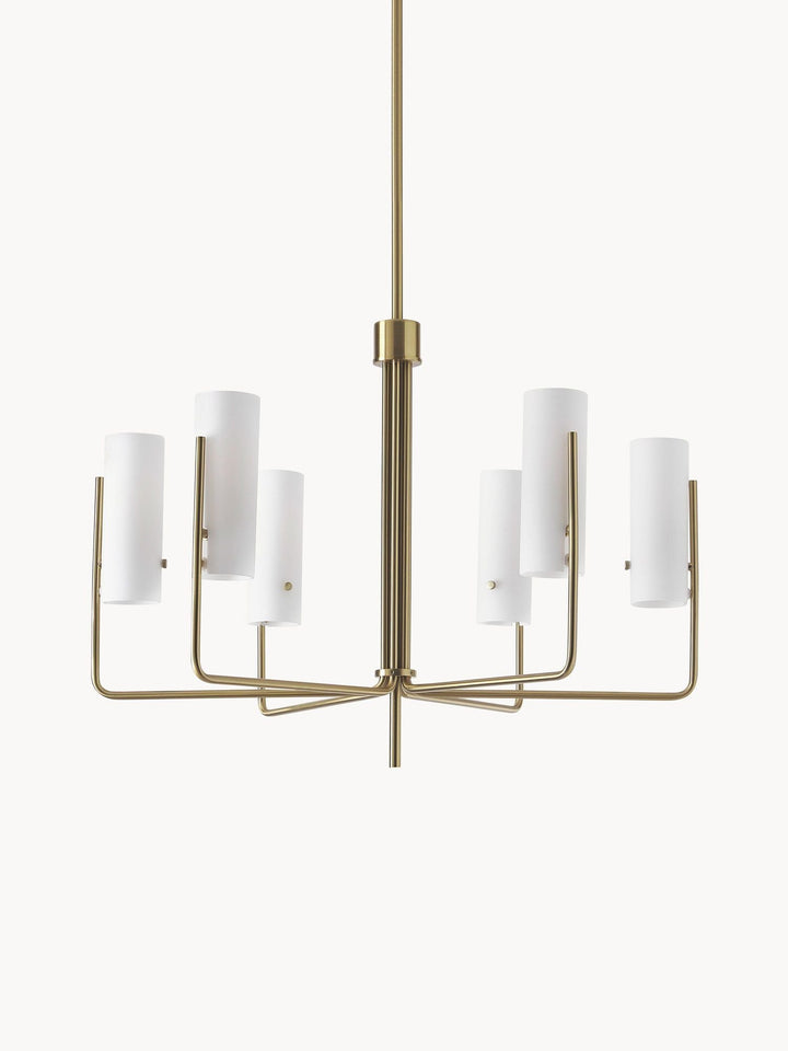 Ivraeus Lustre Vintage Industriel Laiton Verre - Neutralighting