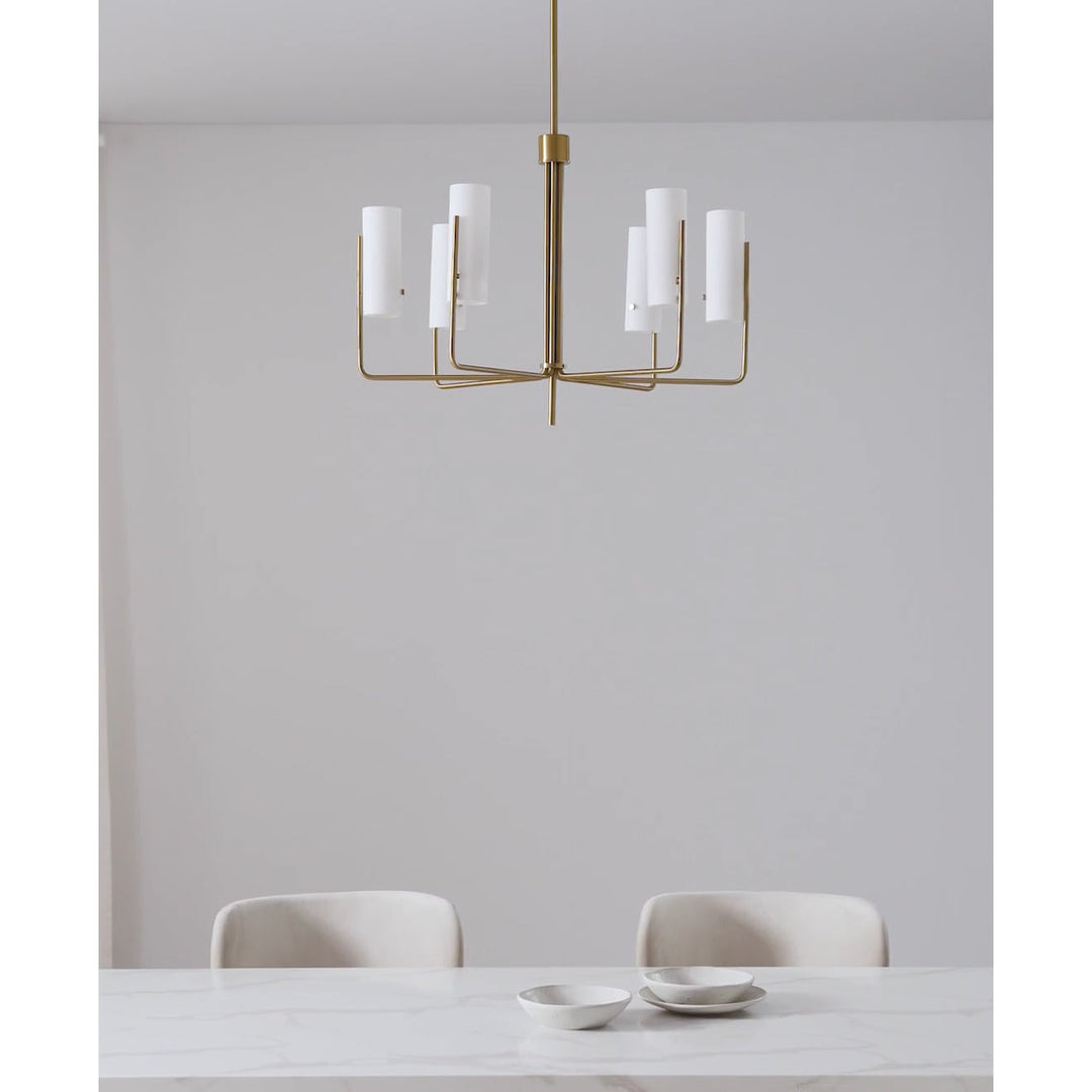 Ivraeus Lustre Vintage Industriel Laiton Verre - Neutralighting
