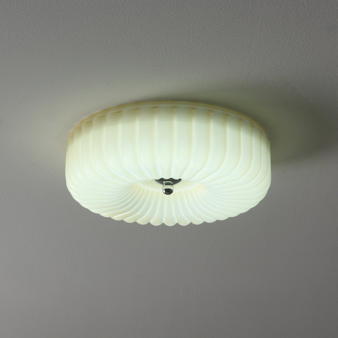 Lyvelus Plafonnier Verre Ondulé Art Nordique - Neutralighting