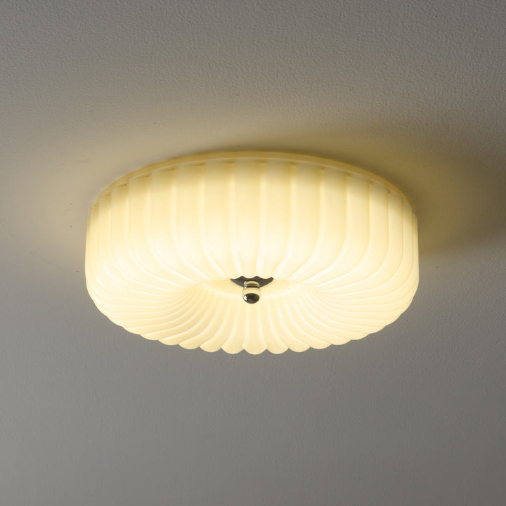 Lyvelus Plafonnier Verre Ondulé Art Nordique - Neutralighting
