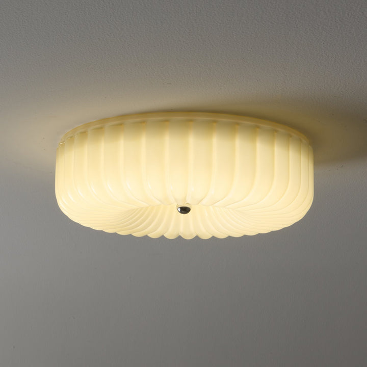Lyvelus Plafonnier Verre Ondulé Art Nordique - Neutralighting