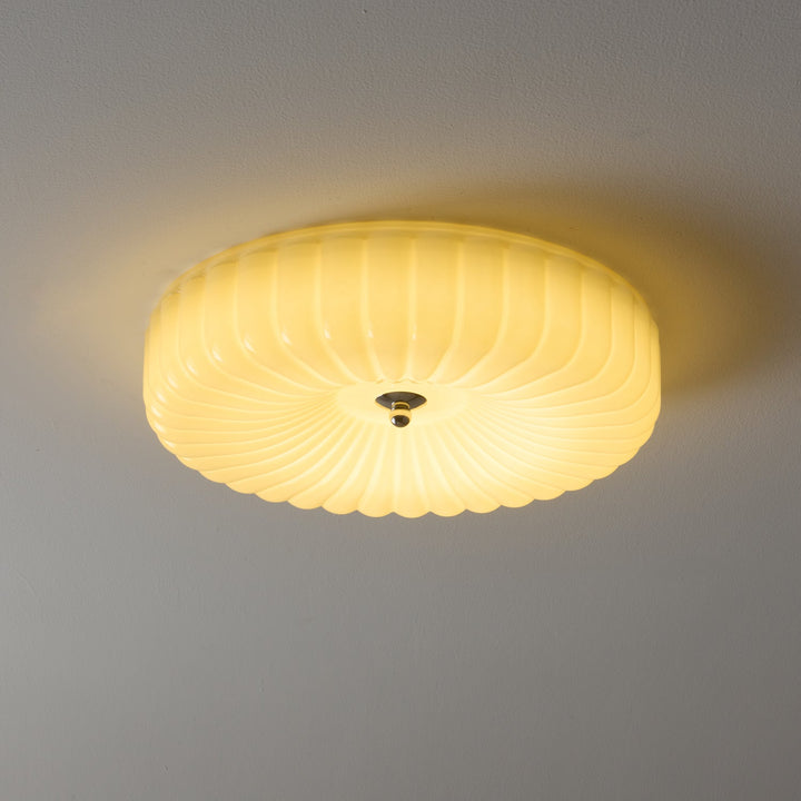 Lyvelus Plafonnier Verre Ondulé Art Nordique - Neutralighting