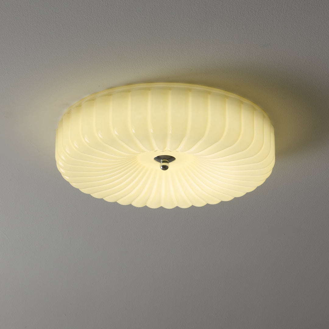 Lyvelus Plafonnier Verre Ondulé Art Nordique - Neutralighting