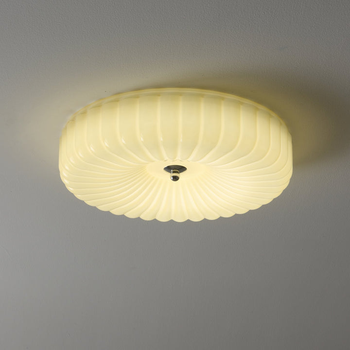 Lyvelus Plafonnier Verre Ondulé Art Nordique - Neutralighting