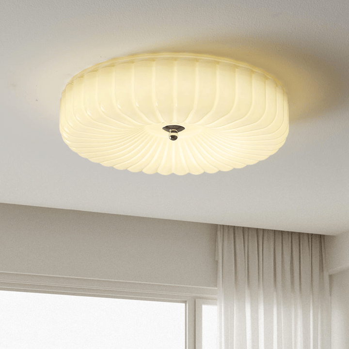Lyvelus Plafonnier Verre Ondulé Art Nordique - Neutralighting