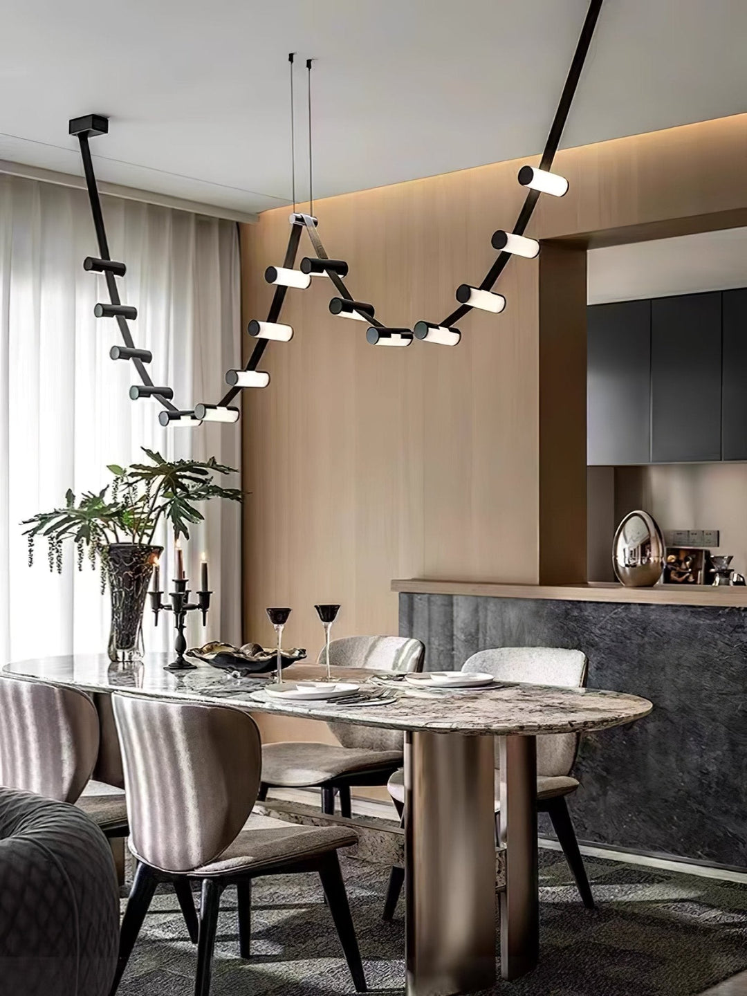 Flexura Lampe Pendante Métal Moderne Sur Rail - Neutralighting