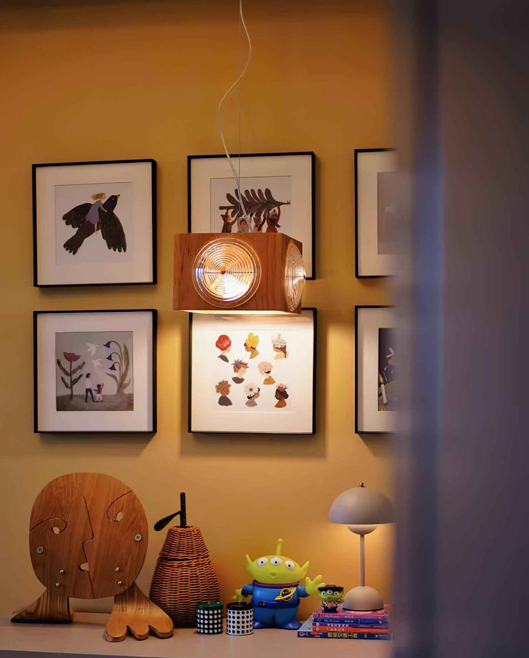 Lampe Allaeira en Verre – Design Contemporain