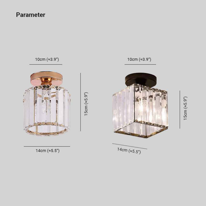 Plafonnier Stonel Acrylique Moderne 5W