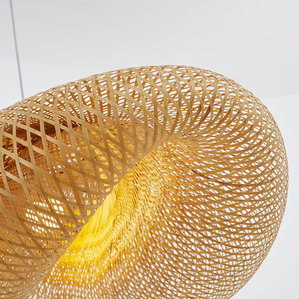 Rinwa Suspension Nuage Bohème. Bambou. Bois. Salon - Neutralighting