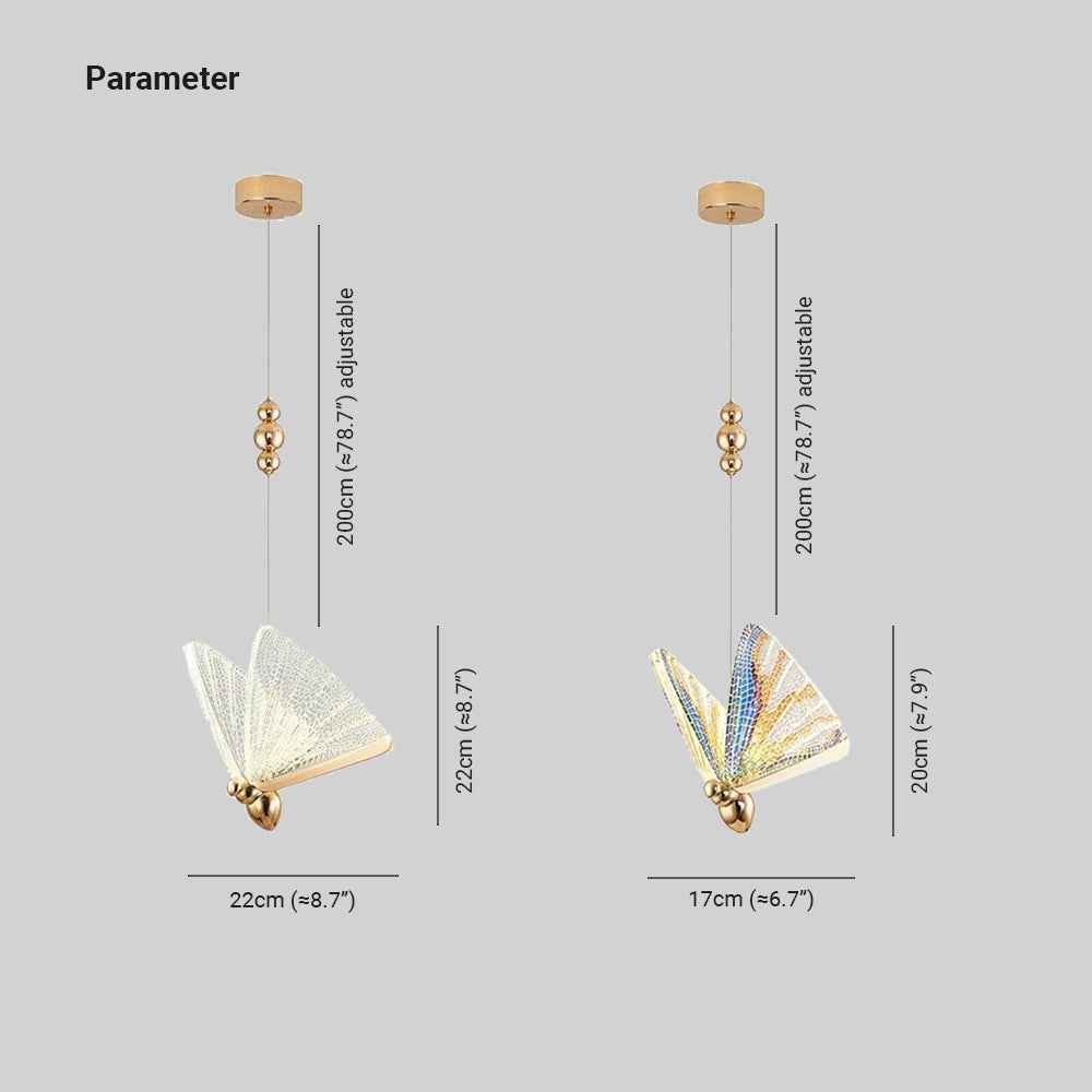 Arisha Moderne Luminaires Suspension Doré Animal - Neutralighting