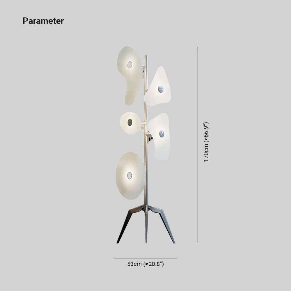 Lampadaire Valentina Fer Blanc LED 300W