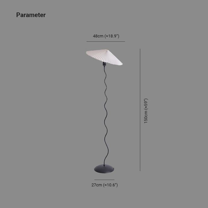 Ritta Moderne LED Lampadaire Métal Chambre/Salon Rouge Orange Blanc - Neutralighting