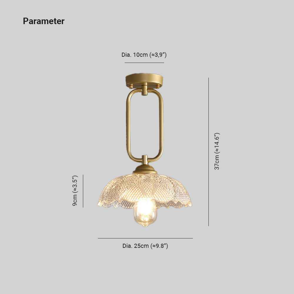 Plafonnier Arisha Verre LED V3