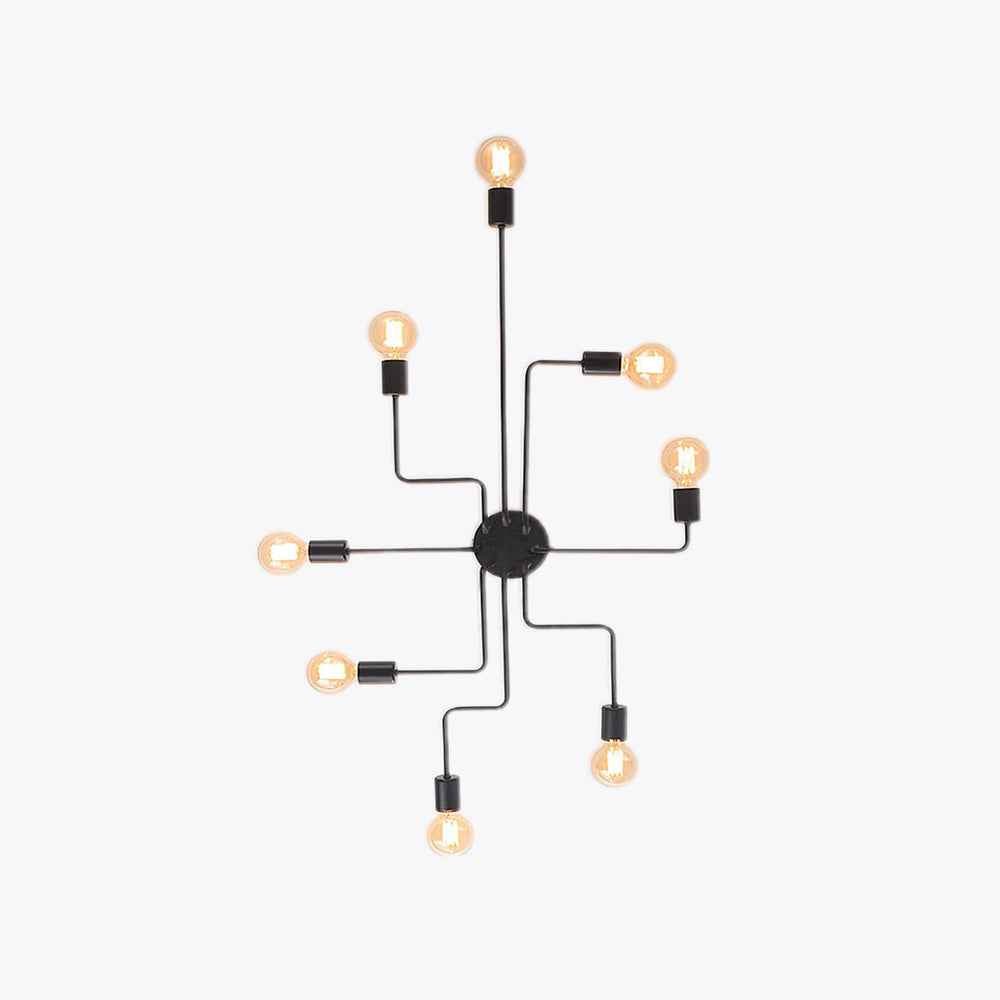 Plafonnier Arisha Métal Noir LED