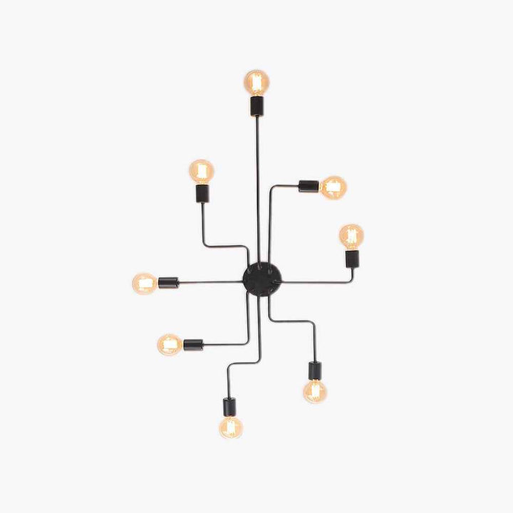 Plafonnier Arisha Métal Noir LED