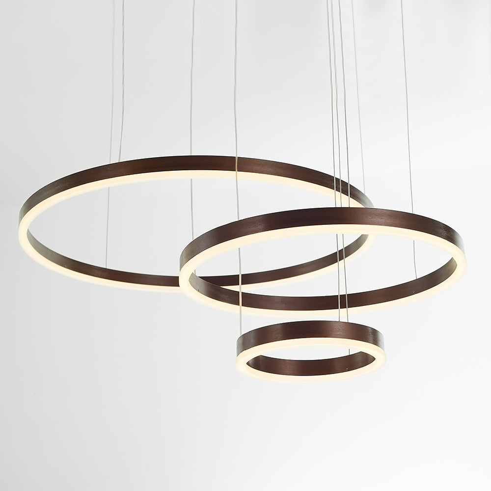 Remi Suspension Anneau Moderne Métal Noir/Doré/Café Salon - Neutralighting