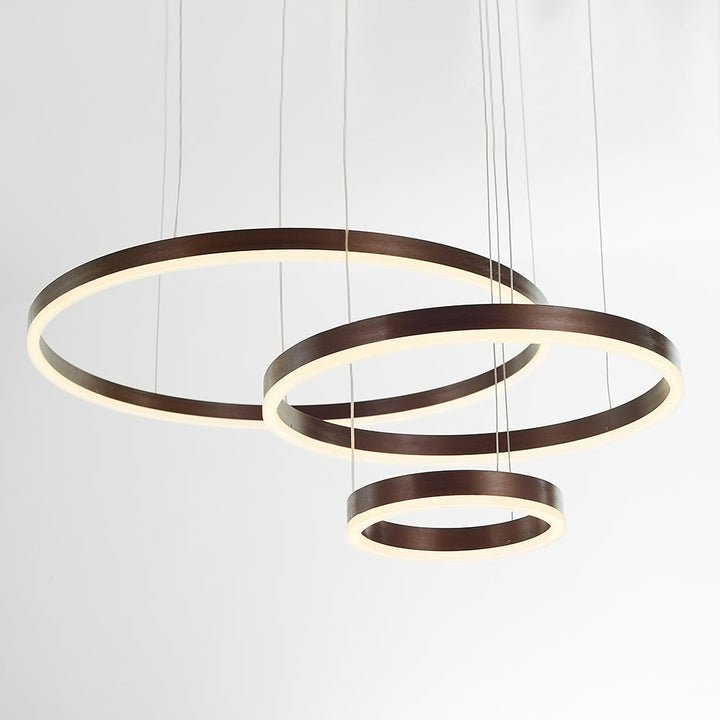 Remi Suspension Anneau Moderne Métal Noir/Doré/Café Salon - Neutralighting